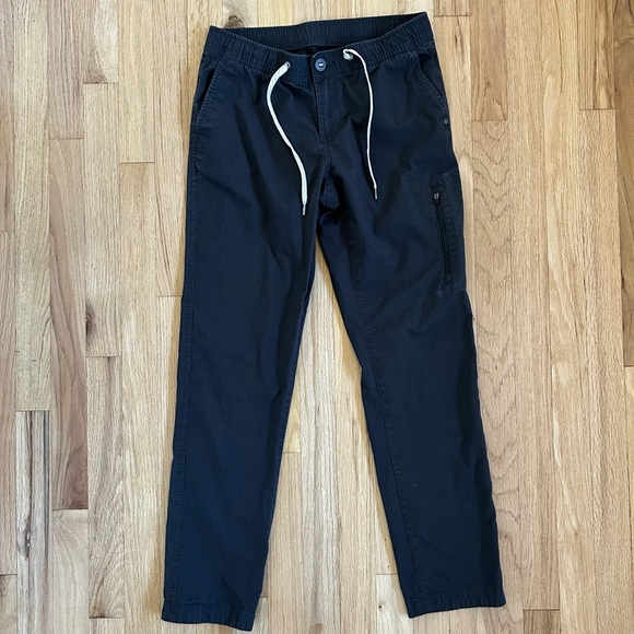 VUORI ripstop pant organic cotton straight leg dark gray charcoal women’s size S - Picture 4 of 13